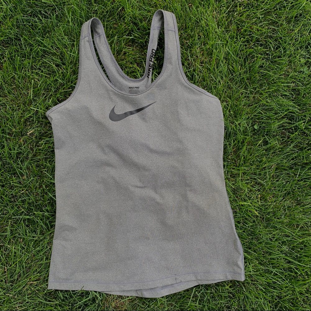 Gray Nike’s Tank Top